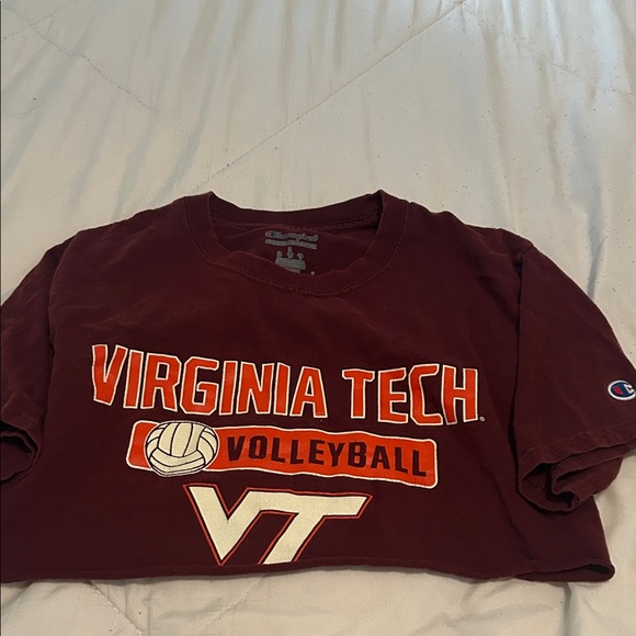Champion Maroon Virginia Tech Volleyball Tee - Picture 1 of 3